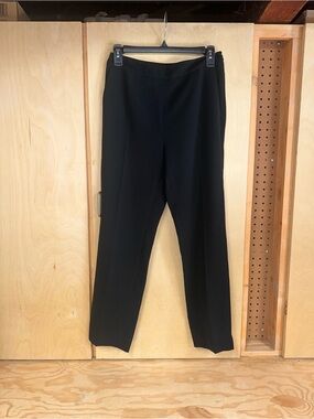 MaxMara Black Tailored Straight-Leg Trousers